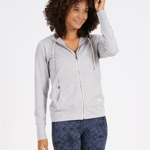 Vuori Light Gray Women's Hoodie